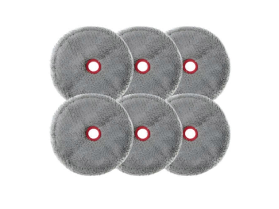 Conjunto De 6 Panos De Limpeza Para Aspirador De Pó Lg Code Zero Roboking Ai (acessório T) - Panos De Limpeza De Substituição