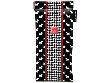 Bolsa Porta-Oculos Fecho Mola Gb024 Dog Chess :