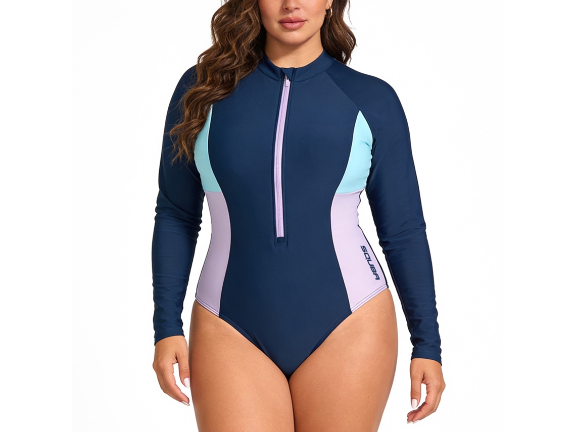 Maiô Squba Ocean Azul Petróleo