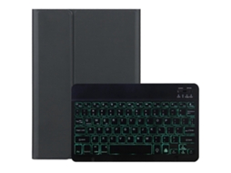 Capa De Couro Para Tablet Lenovo Tab M10 Hd Gen 2 Com Teclado Bluetooth Retroiluminado
