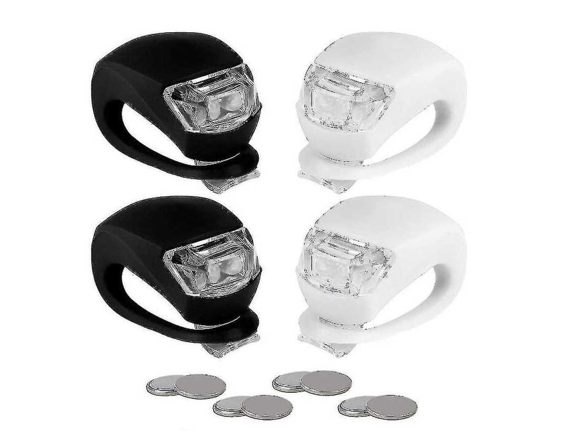 2026 4pcs Luzes Led para Carrinho de Bebê com Clip Modos de Iluminação: Estável, Piscar Devagar e Rápido