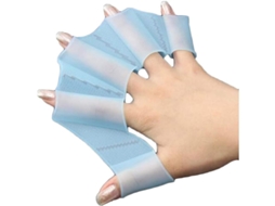 Luvas De Natação Com Membrana De Silicone Para Nadadores, Treinamento, Mergulho, Tamanho M