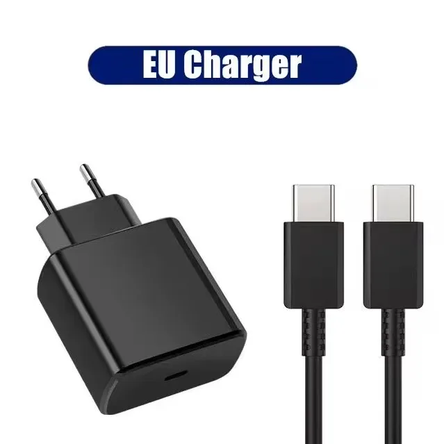 Cabo De Carregamento Rápido Usb-c Samsung Supercharge Pd 45w 5a (2 Metros, Padrão Europeu 5a)