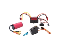 Conjunto de Peças Wltoys A959 A979 A959 b 1/18 Rc Car Upgraded Brushless 2435 Motor, Esc 35a, Servo 21g Tx Rx Combo para Carro. MDUG