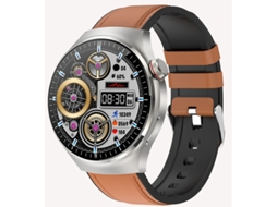 Smartwatch Com Verificação De Saúde Com Um Toque Ecg Pressão Arterial Medição De Gordura Corporal E Recursos Sos Marrom Bestvite