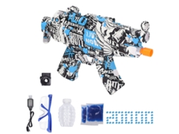 Brinquedo De Tiro Elétrico De Água Bola Gel Automático Para Crianças Acima De 14 Anos Azul 20000 Bolas