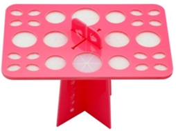 Organizador de Pincéis WJS Air-Drying (Circular - 26 furos - Rosa)