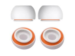Ponteiras Zruxe Para Airpods Pro Silicona Com Memória Brancas (tamanho S 4 Unidades, Compatíveis Com Cancelamento De Ruído)