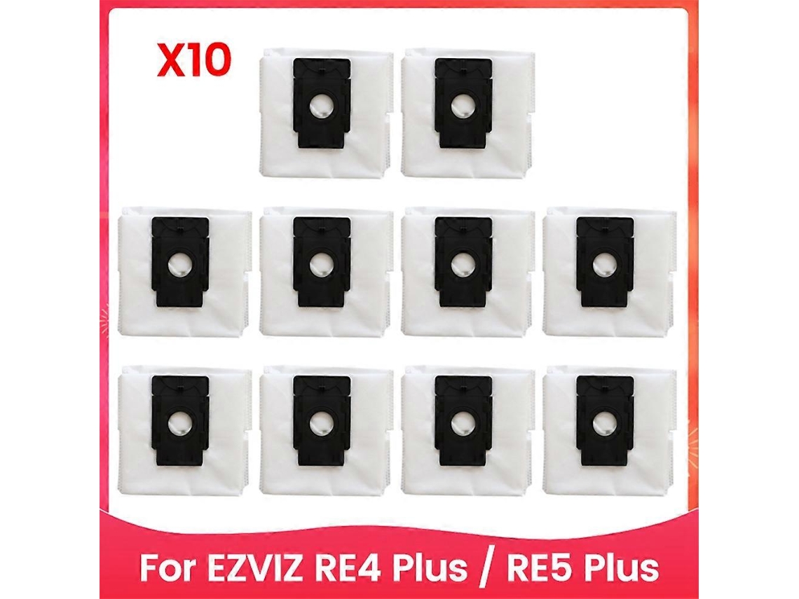 10pcs Reposição Sacos Pó Para Re4 Plus / Re5 Varredura Roboat Aspirador Acessórios Spar