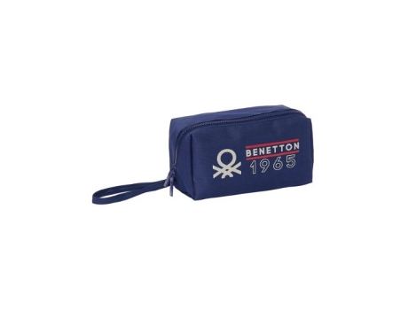 Benetton Varsity Estojo Quadrado Grande 22x1x1cm Safta