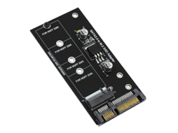 Adaptador M.2 Sata Para Sata, Conversor M.2 Ngff De 2,5 Polegadas, Placa Sata3, Chave B, Compatível Com Ssds 2230-2280.