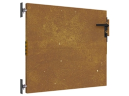 Garden Gate, Garden Gates Vidaxl Marrom Aço (85 X 100 Cm)