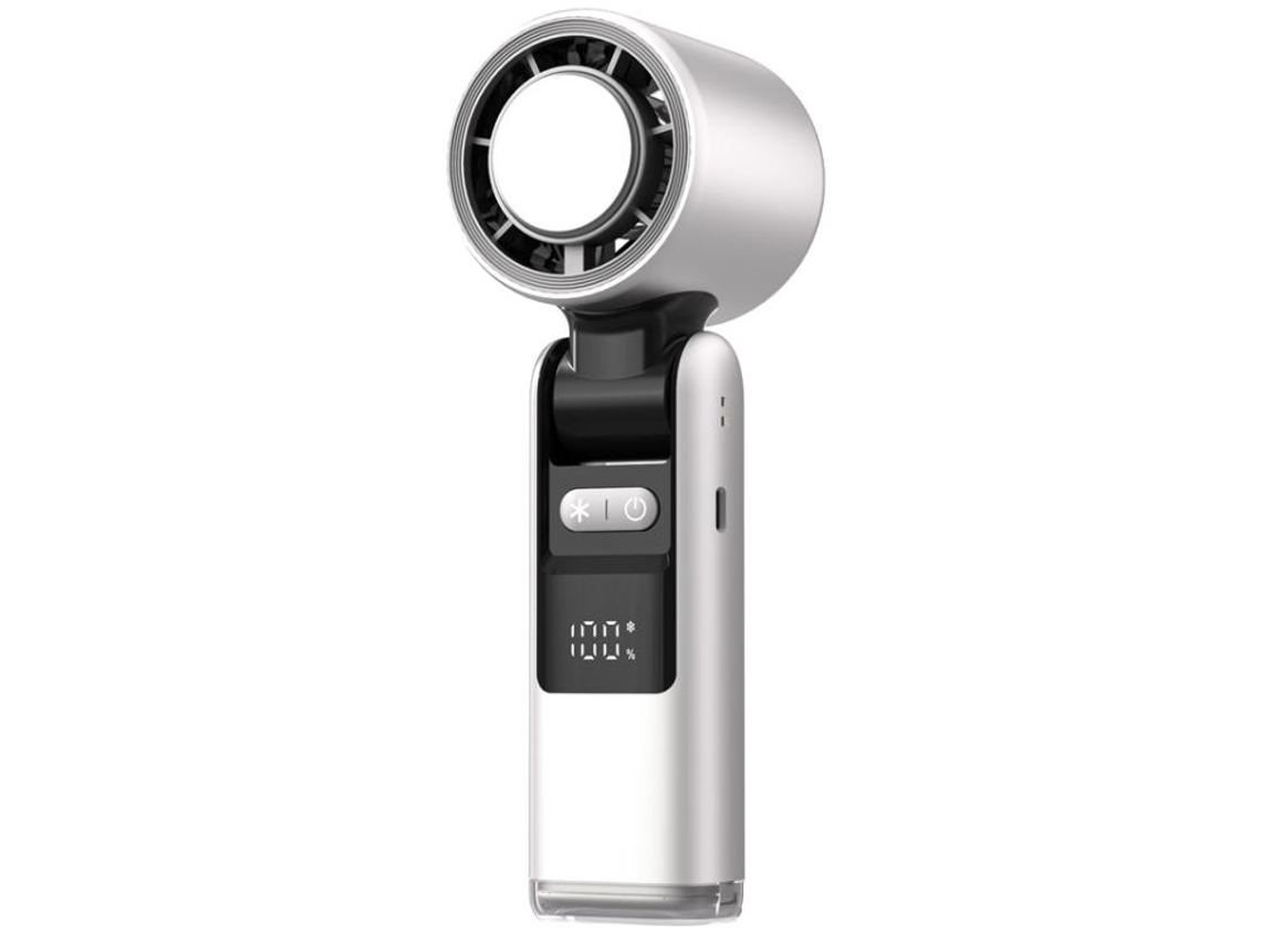 Mini Ventilador Turbo Portátil Dobrável 100 Velocidades Recarregável Via Usb Função de Arrefecimento XIAOMOYU