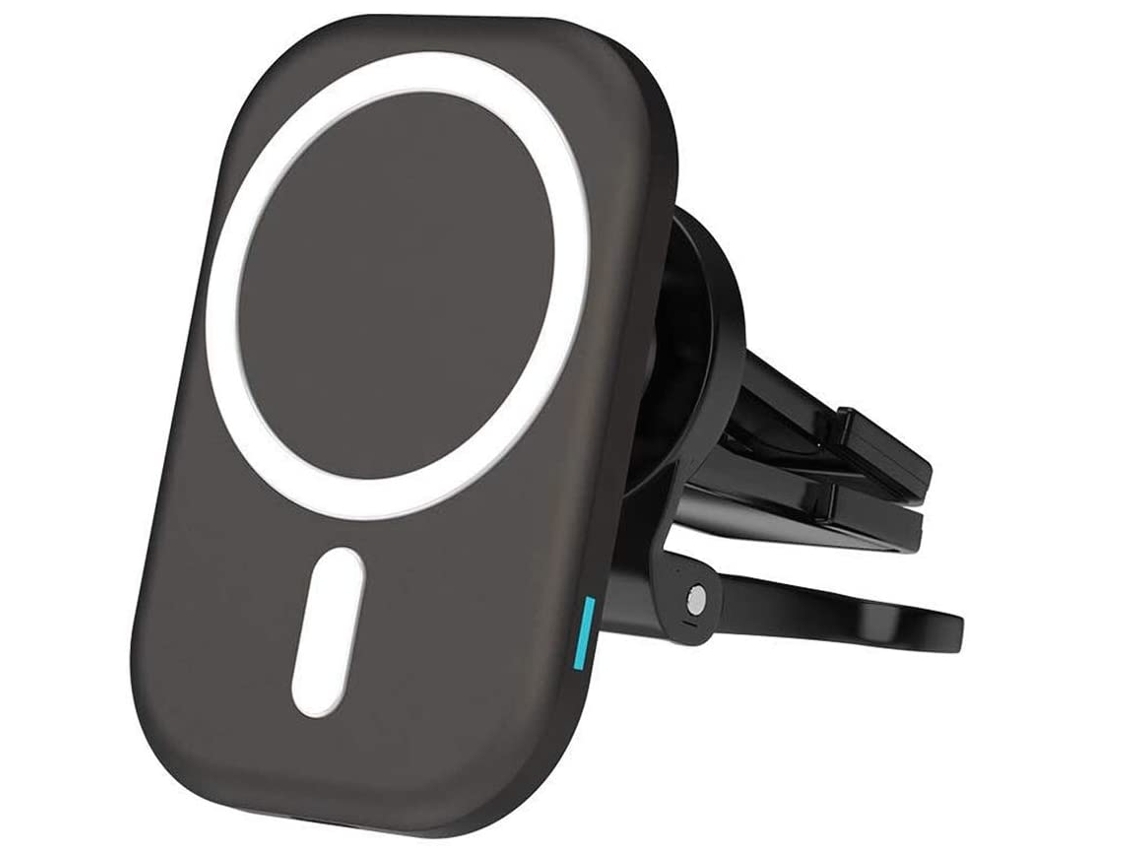 Carregador Montagem Carro Sem Rápido Fixação Qi Power Charging Air YIZHOOD Preto