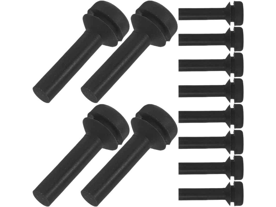 Pretyzoom Conjunto De 12 Pés Borracha Para Fogão A Gás, Almofadas Antiderrapantes Substituíveis Para Grelhas De Fogão