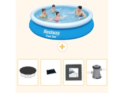 Bestway Piscina Bestway Fast Set Redonda - 366x76 Cm - 5-peças S21