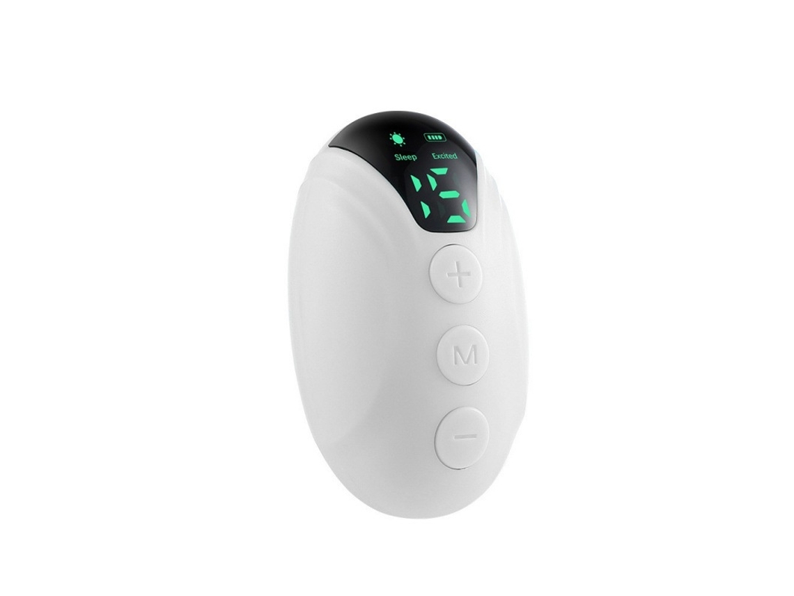 Auxiliar De Sono Portátil Com Modos De Relaxamento, Branco Elysve