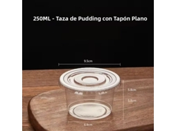(tampa Plana) Pacote Com 50/100 Unidades, Copos Descartáveis De Plástico Transparente Para Salada, 250ml.
