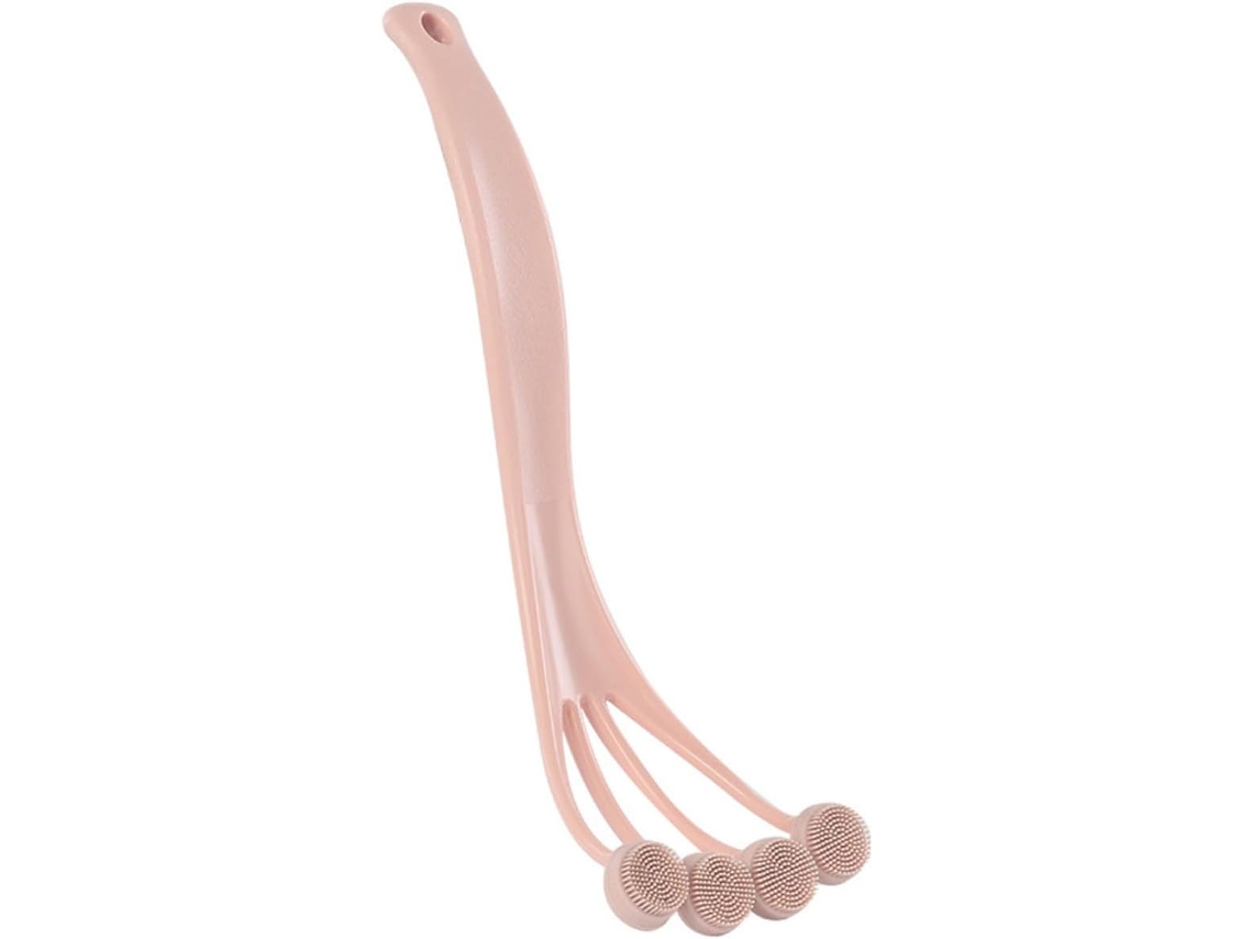 Escova De Costas Ergonômica Plástico Para Banho Com Cabo Longo Esfoliação Profunda E Limpeza Da Pele