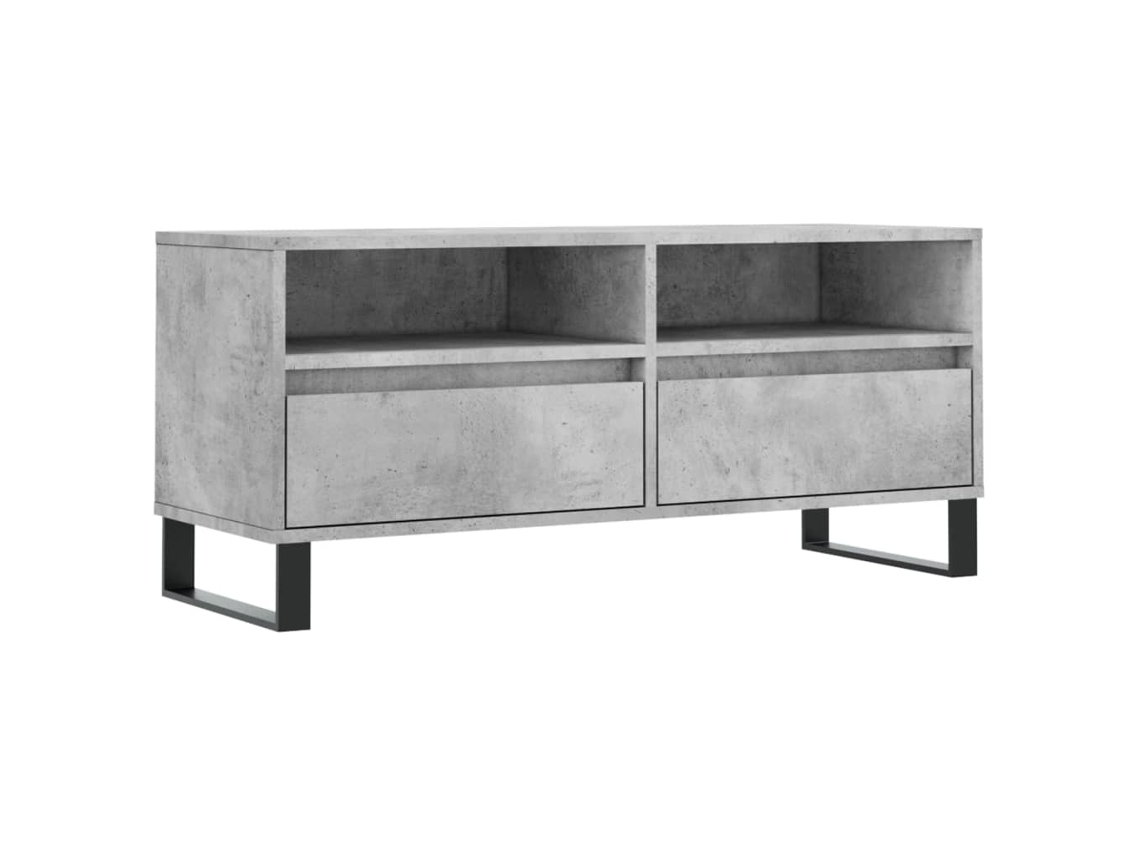Tv Cabinet, Tv Cabinets Vidaxl Cinzeto Madeira Processada (n/a)
