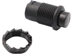 1x Botão De Pressão Autotravante Preto 12mm Ds228 Ds428, Interruptor Liga Desliga, 3a 125v Ca, 1, 5a 250v Ca