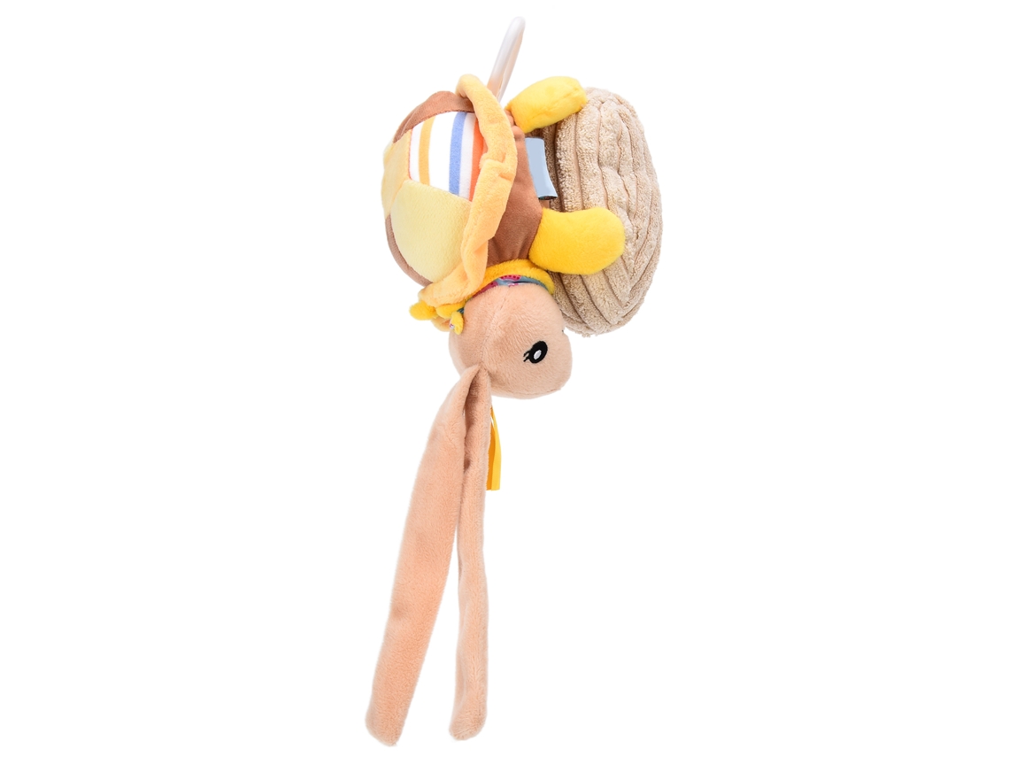Mali brinquedo Pendurado para Bebê Carrinho Caixa de Música Mecânica Tons Pastéis Pelúcia Tartaruga