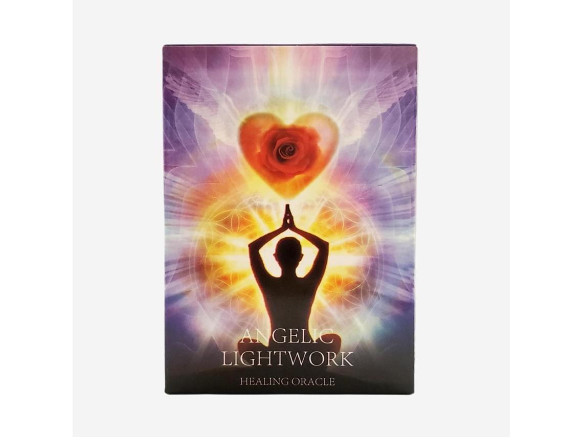 O Jogo De Cartas "angel's Light Oracle Card Game" Inclui 45 Cartas De Papel Revestido E Vem Em Uma Caixa Colorida.