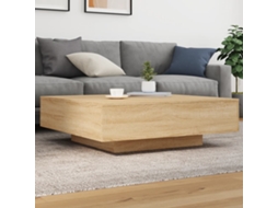 Mesa De Centro 100x100x31 Cm Derivados Madeira Carvalho Sonoma DKD HOME DECOR