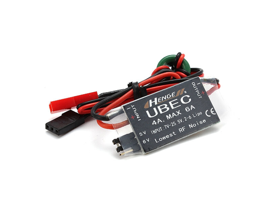 Henge Ubec 6v 6a 2 6s Bateria Lipo Nimh Bec Comutado para Aeromodelos MDUG