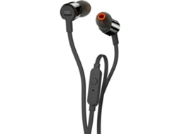 Auriculares com Fio JBL T 210 (Outlet Caixa Aberta - In Ear - Microfone - Preto)