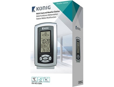 Estação Meteorológica KÖNIG KN-WS100N