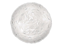 Fuente redonda bajoplato diamond 33 cm