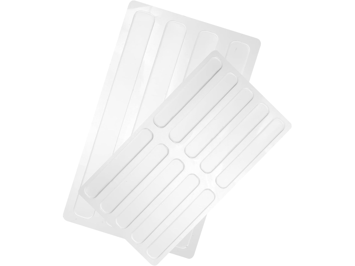 Homoyoyo Conjunto De 14 Tiras Silicone Brancas Para Proteção Contra Impactos Em Portas Armários E Mesas Fácil Instalação