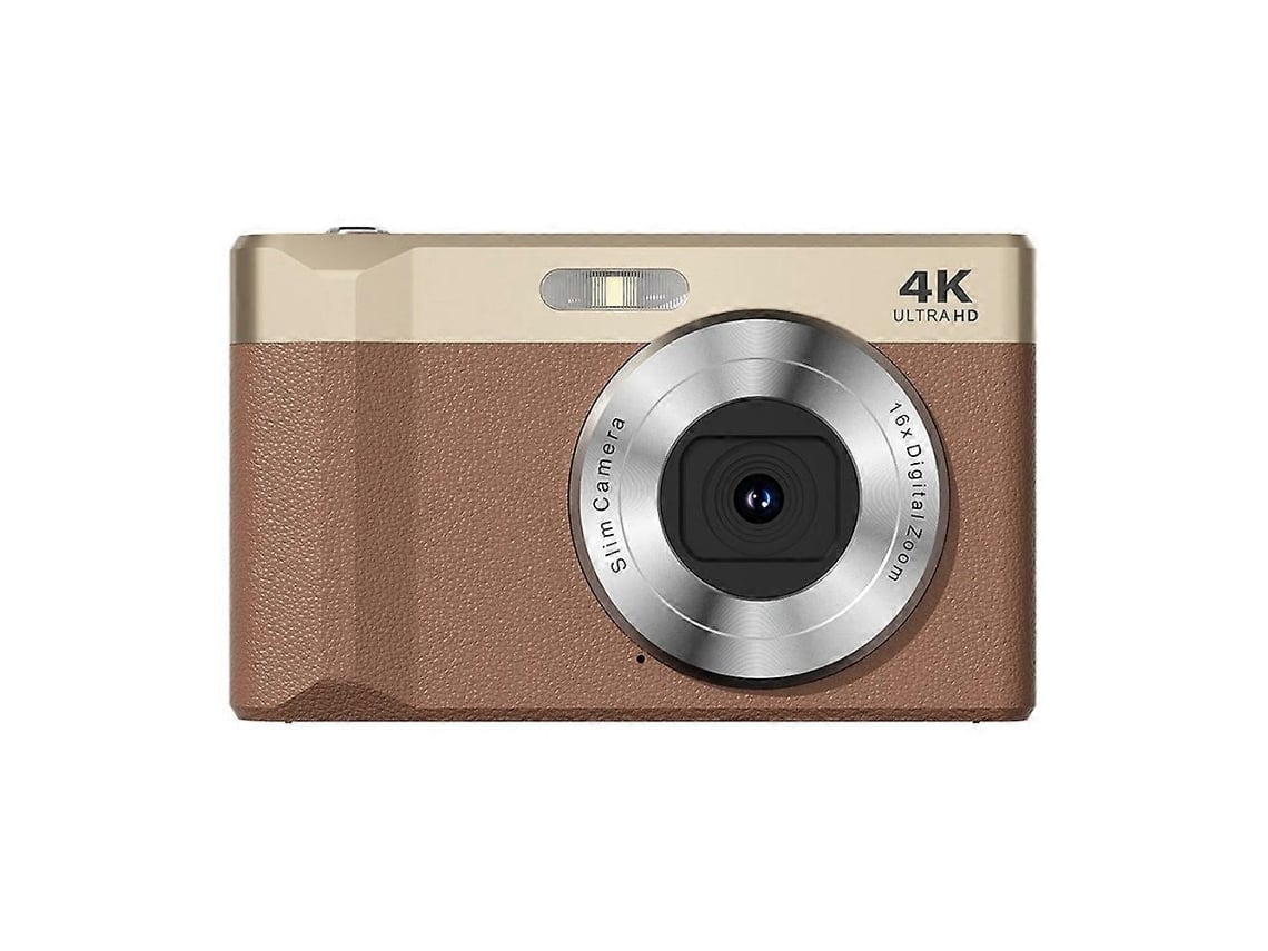 Câmara Digital 4k Hd 1080p 50mp Com Foco Automático, Ecrã Ips De 2,8 Polegadas E Zoom 16x