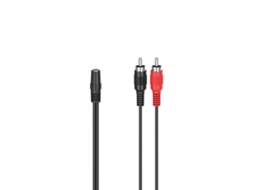 Adaptador de Áudio Hama 2x Rca para Estéreo 3,5 Mm AQUAFORGE