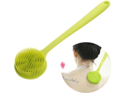 Escova De Banho Mikinona Com Cabo Longo Em Silicone, Escova Esfoliante Suave Para O Corpo E Costas
