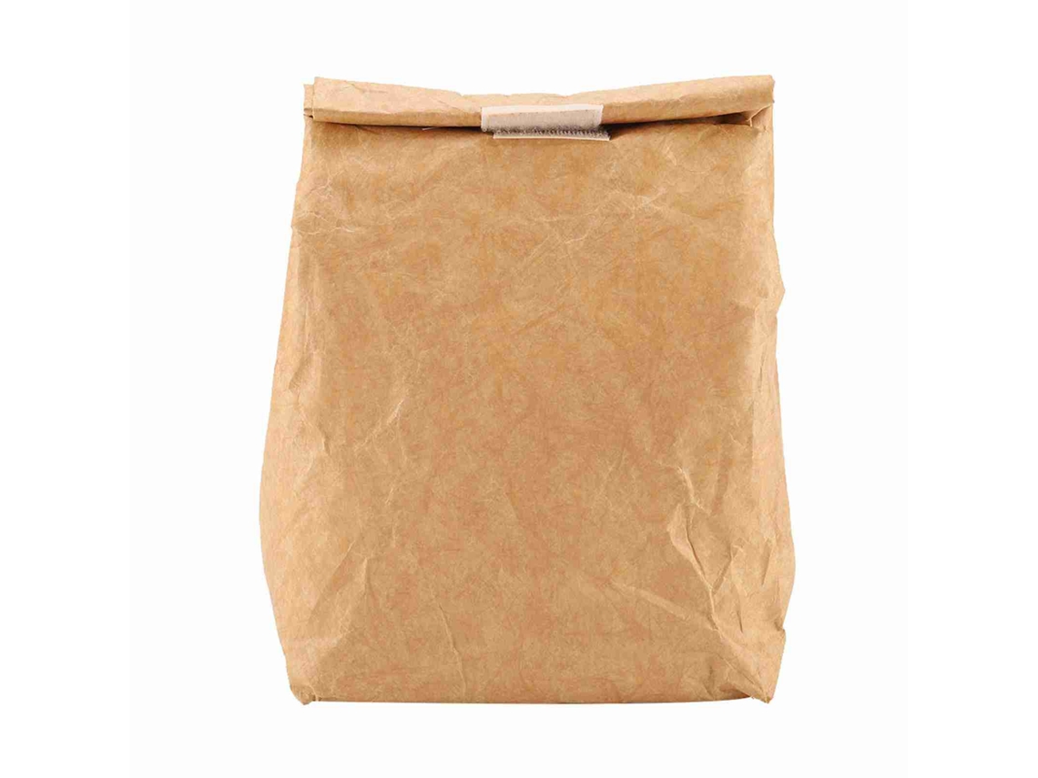 Sacola de Almoço Isolada À Prova D'água Papel Dupont para Piqueniques Kids, Women, Men Marrom S/MARCA