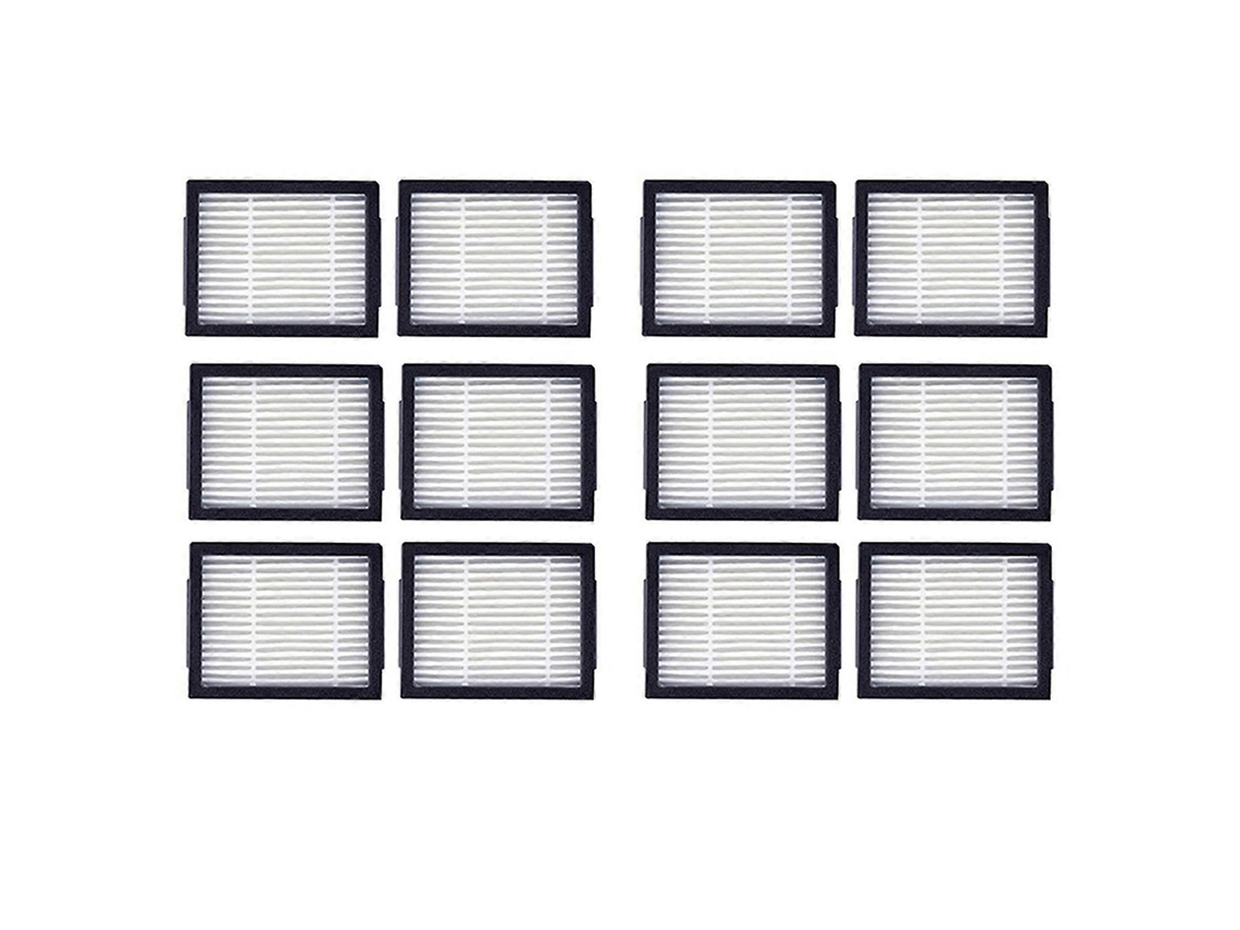 Conjunto De 12 Filtros Hepa De Reposição Para Aspirador Robô Irobot Roomba I3/i3+/i4/i7/i7+/e5/e6/e7._ptg