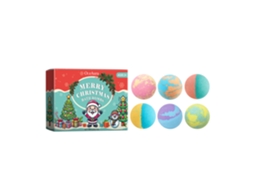 Bombas de Banho Coloridas LAXISCREED com Aroma Festivo, Perfeitas para Celebrações de Natal