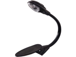 Luminária De Leitura Portátil Com Clipe Led Para Estudantes, Mini