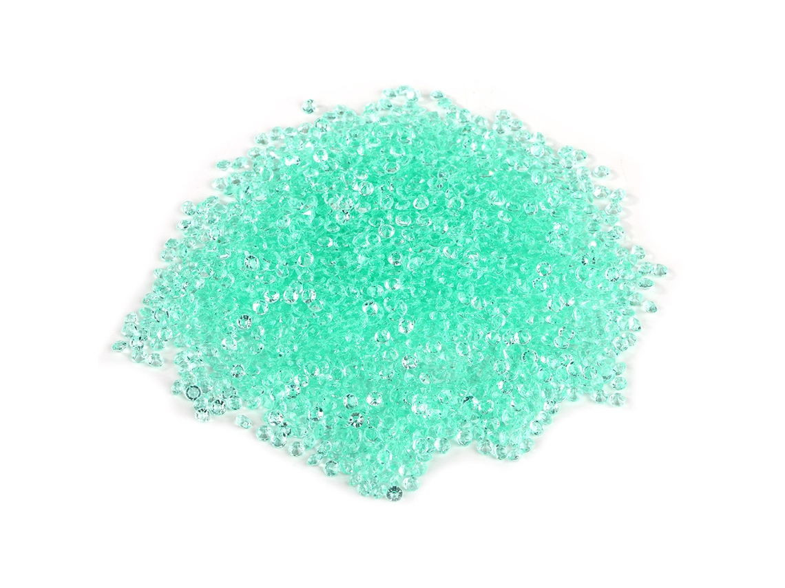Diamantes de Acrílico Pontiagudos Diy para Decoração de Casamento e Festas verde Claro S/MARCA