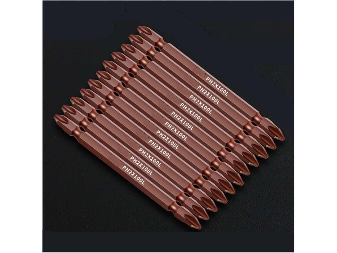 Conjunto De Brocas Magnéticas Impacto Com Cabeça Dupla E Ponta Cruzada 50mm A 150mm, Ferramenta Elétrica Manual Para