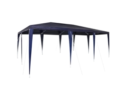 Conjunto 1 Tenda De Festa Vidaxl Azul Polietileno (600 X 400 X 266 Cm)