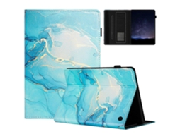 Capa de couro para tablet Marble Litchi Smart Webake