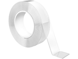 Fita Adesiva Dupla Face Transparente 3m, Reutilizável, Fita Dupla Face, 2 Cm de Largura BRILVIBERA