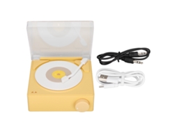 Caixa de Som Bluetooth LAXISCREED Relógio Alarme Vintage