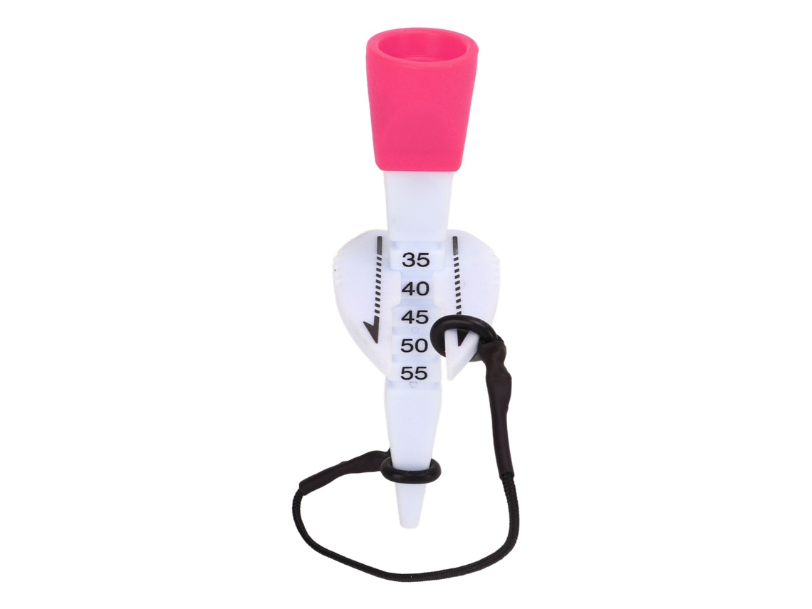 Lurelia Tees De Golfe Ajustáveis De Plástico E Silicone De 35 A 55 Mm Com Escamas Rosa