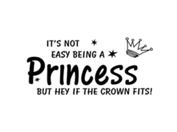Laxiscreed Stickers De Parede Com Letras Princess Para Decorar O Quarto Infantil