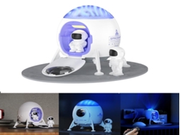 Lurelia Projetor Galáxia Com Coluna Bluetooth, Led, Céu Estrelado, Som Integrado, Para Quarto