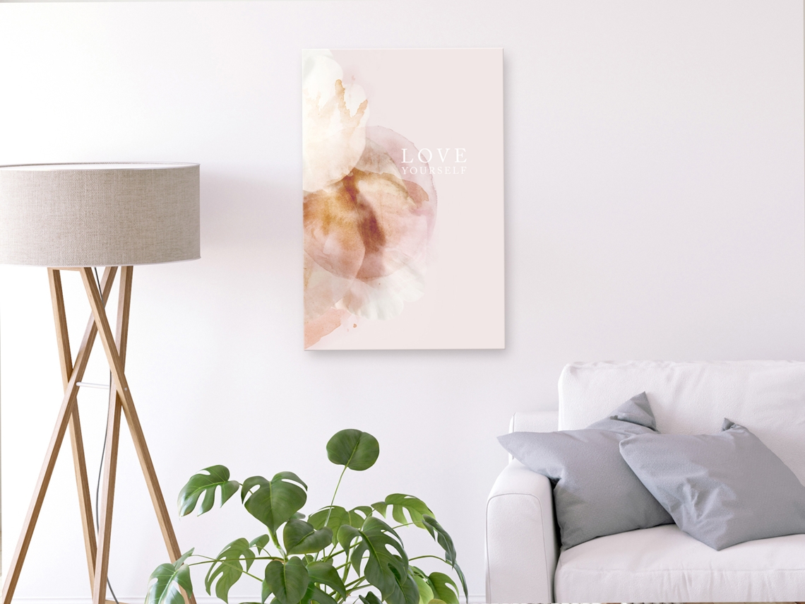 Quadro ARTGEIST Love Yourself (1 Part) Vertical (60x90)